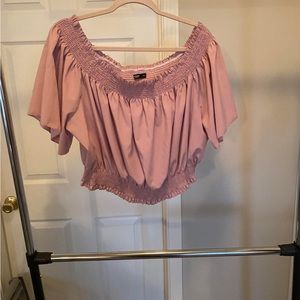 Women’s pink crop top